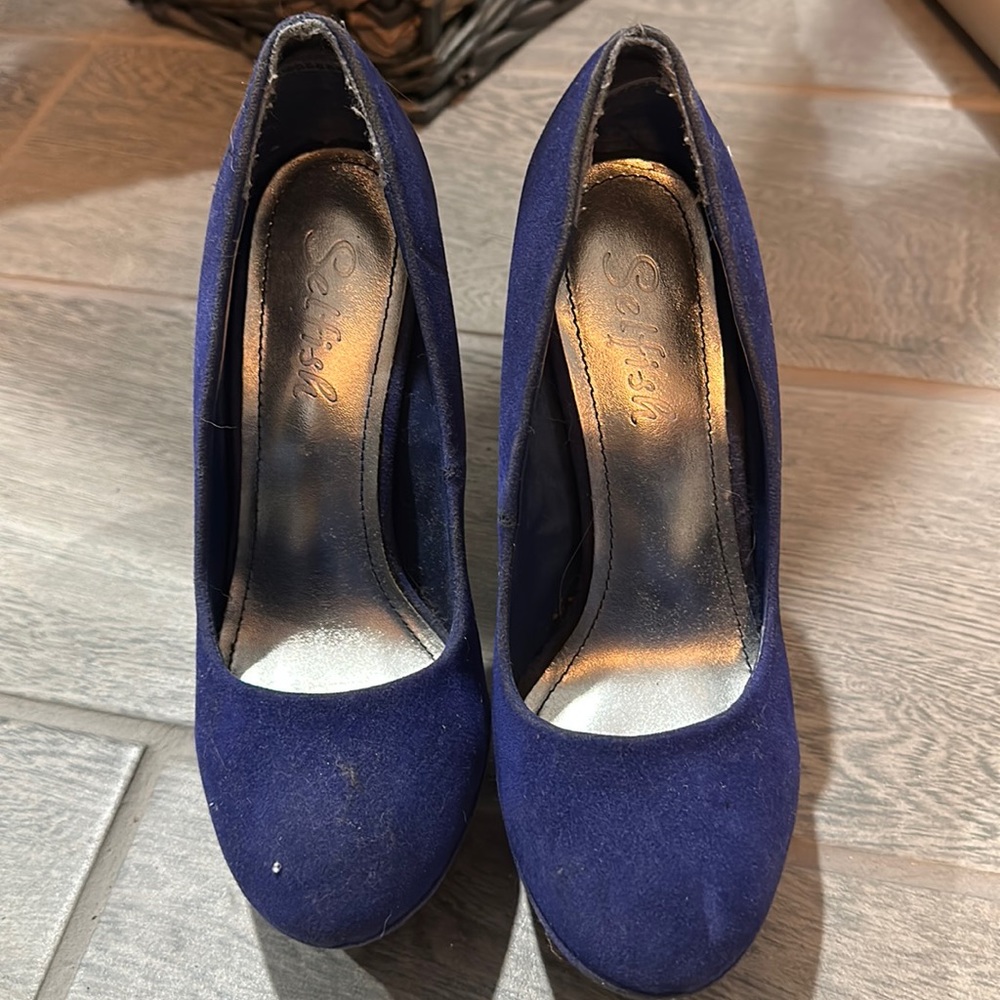 Blue heels